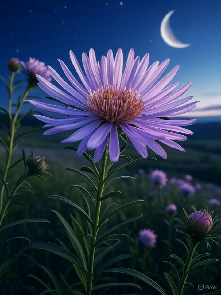 Fleur d'aster - Etoile
