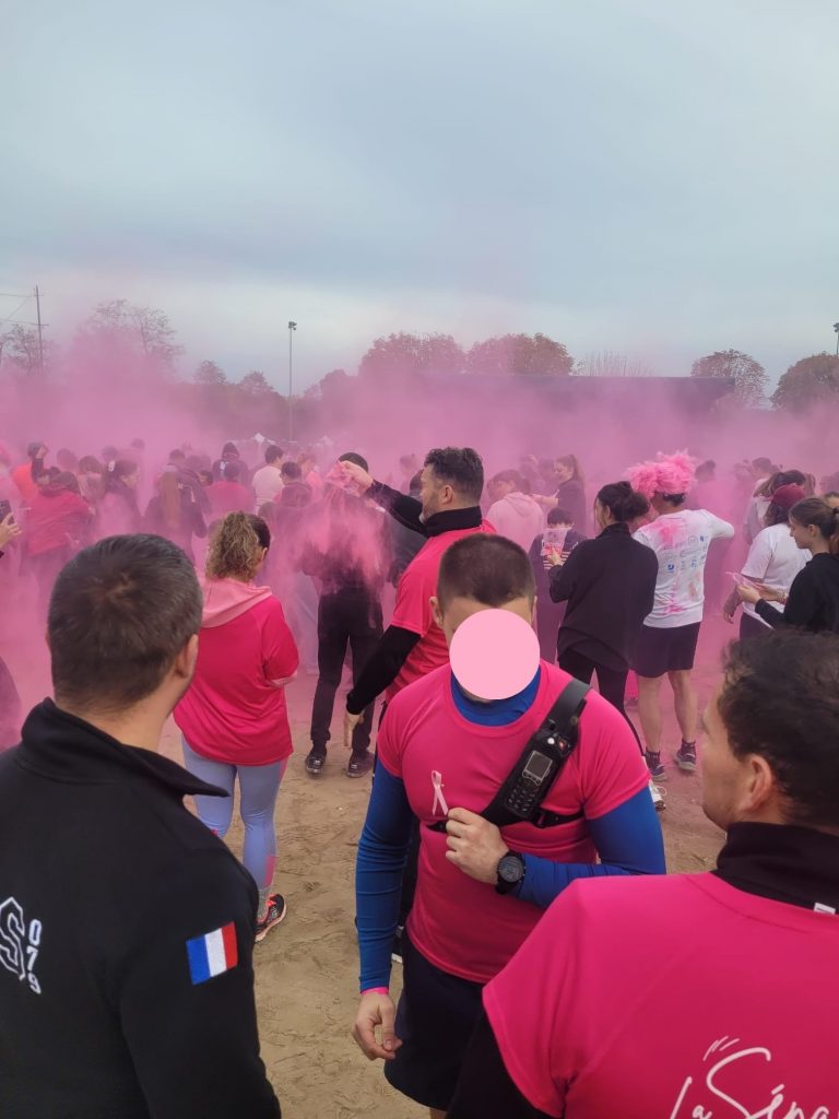 color run à champagne sur seine