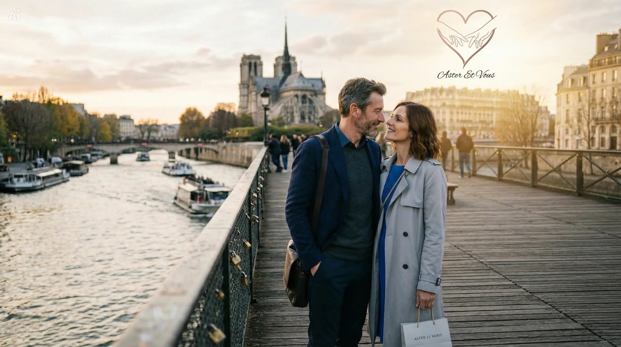 Couple à Paris RDV Aster et Vous